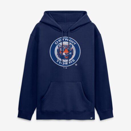 Detroit Tigers Fashion7 Heritage Hoodie - Navy - Front View