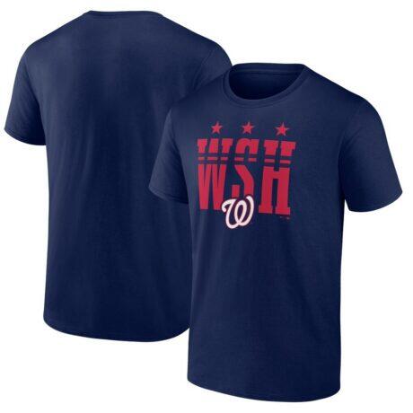 Washington Nationals Hometown Collection The 202 T-Shirt - Navy - Front View
