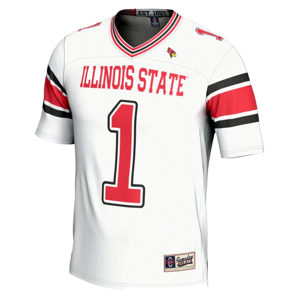 #1 Illinois State Redbirds GameDay Greats Youth Endzone Football Jersey