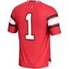 #1 Illinois State Redbirds GameDay Greats Endzone Football Jersey - Red - Detail View