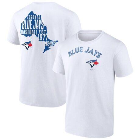 Toronto Blue Jays Hot Shot T-Shirt - White - Front View