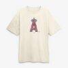 Los Angeles Angels Fashion7 Stadium Slub T-Shirt - Cream - Front View