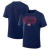 Montreal Canadiens Fashion7 Legacy Cross Check T-Shirt - Navy - Front View