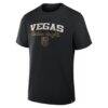 Vegas Golden Knights Fashion7 Legacy Cross Check T-Shirt - Black - Side View