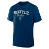 Seattle Kraken Fashion7 Legacy Cross Check T-Shirt - Navy - Side View