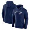 Toronto Blue Jays Official Wordmark Pullover Hoodie - Navy - Front View