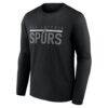 San Antonio Spurs Fashion7 Cotton T-Shirt - Black - Alt1