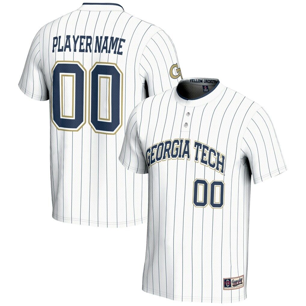 Georgia Tech Yellow Jackets GameDay Greats Youth NIL Pick-A-Player Lightweight Softball Jersey