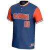 Florida Gators GameDay Greats Youth NIL Pick-A-Player Lightweight Softball Jersey - Blue - Side View