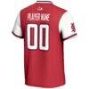 Fresno State Bulldogs GameDay Greats Youth NIL Pick-A-Player Lightweight Softball Jersey - Red - Detail View