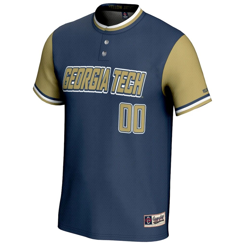 Georgia Tech Yellow Jackets GameDay Greats NIL Pick-A-Player Lightweight Softball Jersey