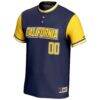Cal Bears GameDay Greats NIL Pick-A-Player Lightweight Softball Jersey - Navy - Side View