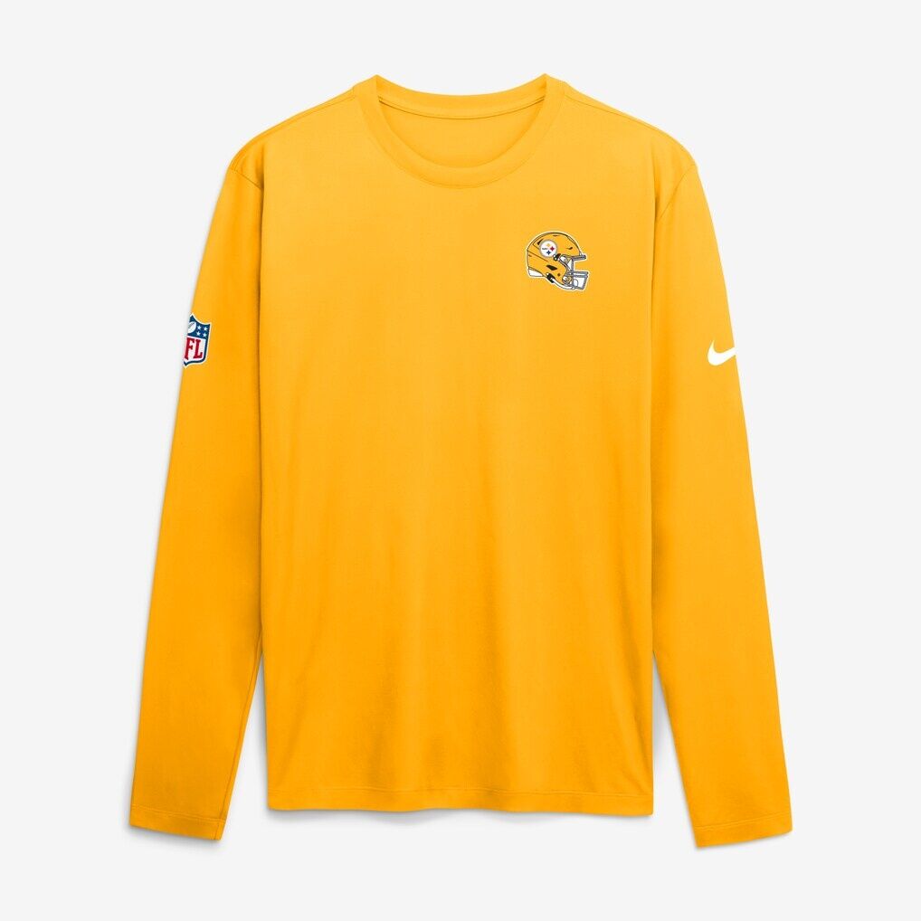 Pittsburgh Steelers Nike Legend Small Logo Dri-FIT Long Sleeve T-Shirt