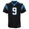 Bryce Young Carolina Panthers Nike Youth Game Jersey - Black - Side View