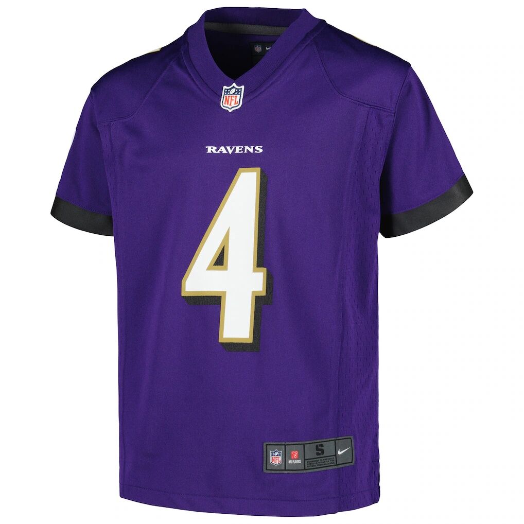 Zay Flowers Baltimore Ravens Nike Youth Game Jersey