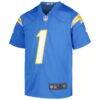 Quentin Johnston Los Angeles Chargers Nike Youth Game Jersey - - Side View
