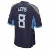 Will Levis Tennessee Titans Nike Youth Game Jersey - Navy - Detail View