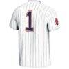 #1 Fresno State Bulldogs GameDay Greats Youth Lightweight Softball Jersey - White - Detail View