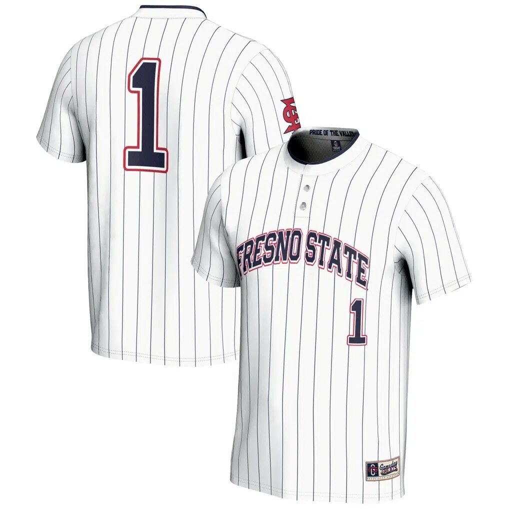 #1 Fresno State Bulldogs GameDay Greats Youth Lightweight Softball Jersey