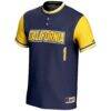 #1 Cal Bears GameDay Greats Youth Lightweight Softball Jersey - Navy - Side View