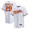 Samuel Basallo Baltimore Orioles Nike Replica Player Jersey - White - Front View