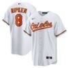 Cal Ripken Jr. Baltimore Orioles Nike Home Retired Player Replica Jersey - White - Front View