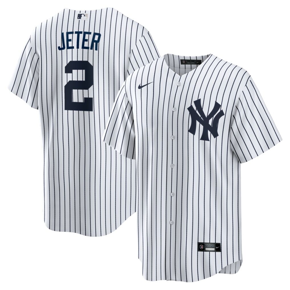 Derek Jeter New York Yankees Nike Home Retired Player Replica Jersey