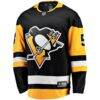 Kris Letang Pittsburgh Penguins Fashion7 Home Breakaway Jersey - Black - Side View