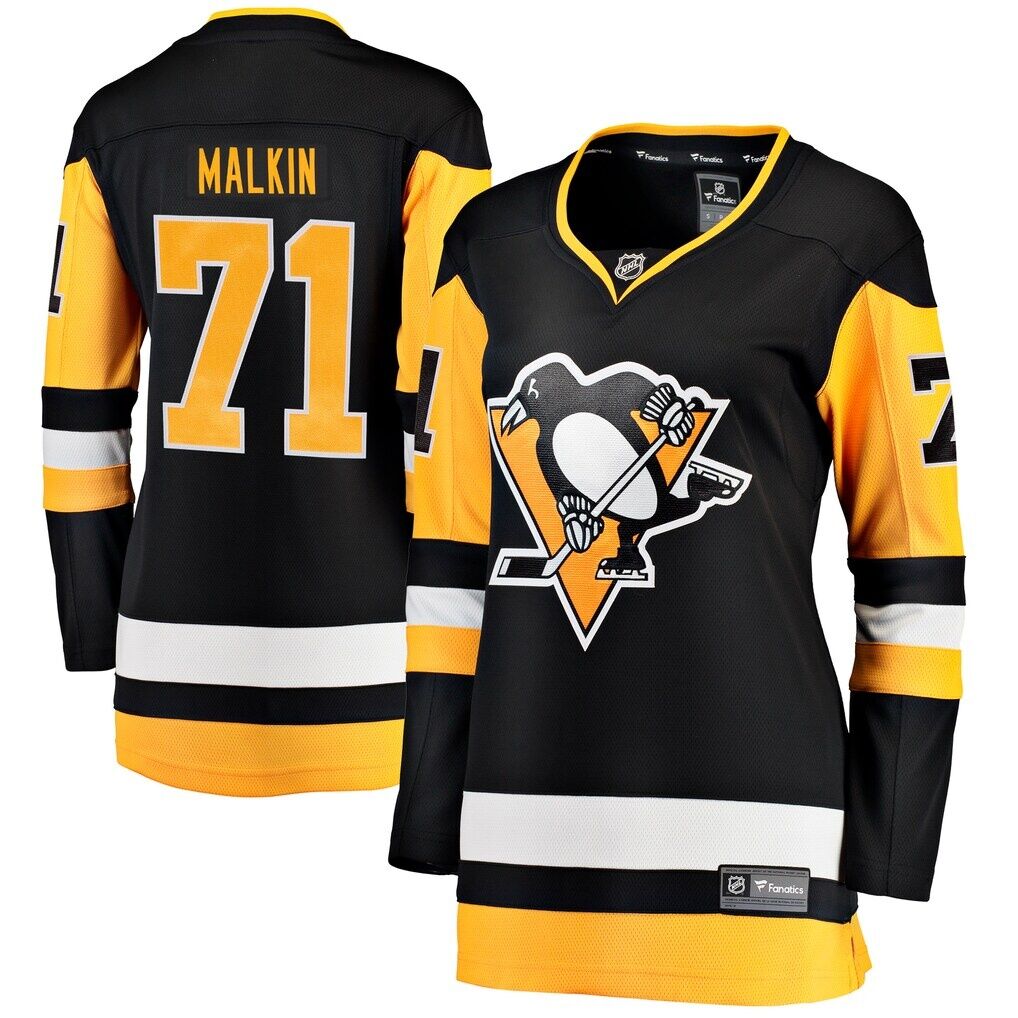 Evgeni Malkin Pittsburgh Penguins Fashion7 Women's Home Breakaway Player Jersey