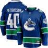 Elias Pettersson Vancouver Canucks Fashion7 Home Breakaway Jersey - Blue - Front View