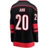 Sebastian Aho Carolina Hurricanes Fashion7 Women's Home Breakaway Player Jersey - Black - Detail View