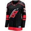 Sebastian Aho Carolina Hurricanes Fashion7 Women's Home Breakaway Player Jersey - Black - Side View