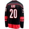 Sebastian Aho Carolina Hurricanes Fashion7 Home Breakaway Jersey - Black - Detail View