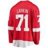 Dylan Larkin Detroit Red Wings Fashion7 Branded Captain Home Breakaway Jersey - Red - Detail View