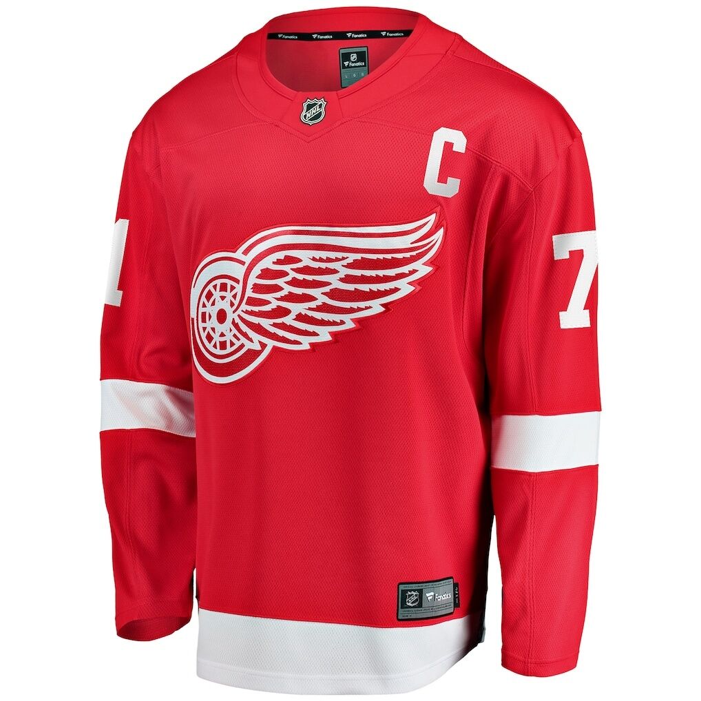 Dylan Larkin Detroit Red Wings Fashion7 Branded Captain Home Breakaway Jersey