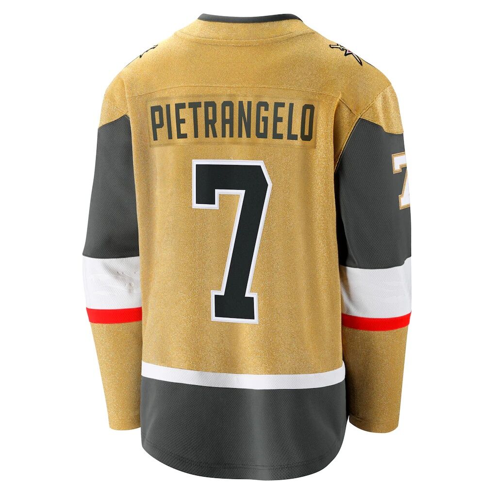 Alex Pietrangelo Vegas Golden Knights Fashion7 Home Breakaway Jersey