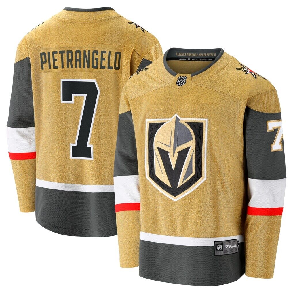 Alex Pietrangelo Vegas Golden Knights Fashion7 Home Breakaway Jersey