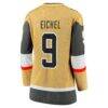 Jack Eichel Vegas Golden Knights Fashion7 Women's Home Breakaway Player Jersey - Gold - Detail View
