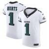 Jalen Hurts Philadelphia Eagles Nike Vapor F.U.S.E. Elite Jersey - White - Front View