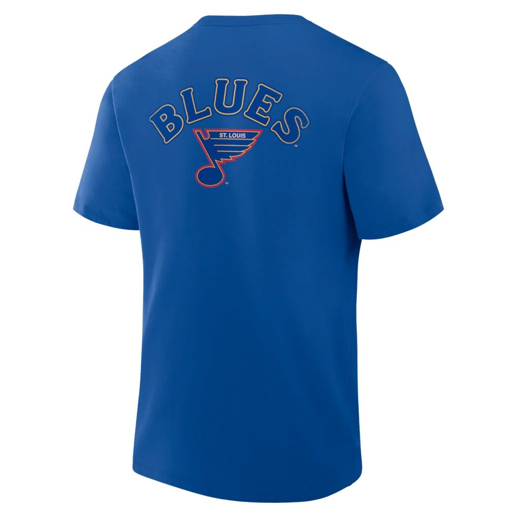 St. Louis Blues Fashion7 Legacy Cross Check T-Shirt - Royal