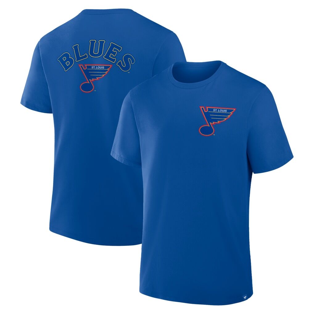 St. Louis Blues Fashion7 Legacy Cross Check T-Shirt - Royal