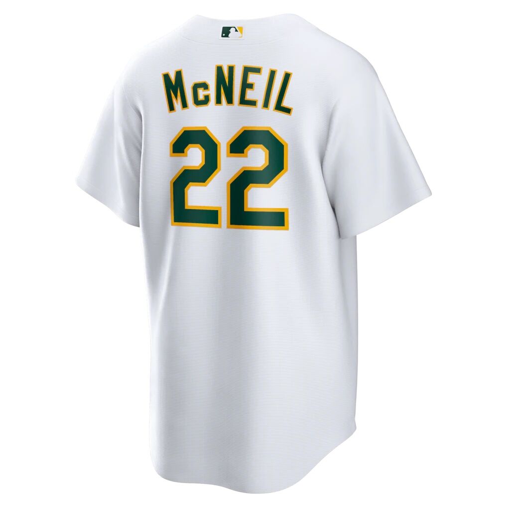Jeff McNeil Athletics Nike Home Replica Jersey