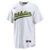 Jeff McNeil Athletics Nike Home Replica Jersey - White - Side View