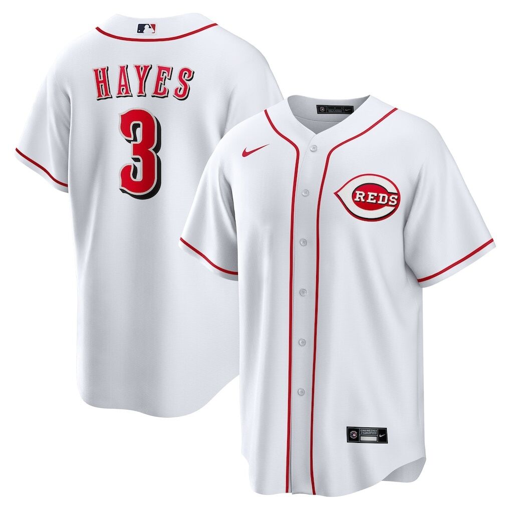 Ke'Bryan Hayes Cincinnati Reds Nike Home Replica Jersey