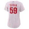 Jhoan Duran Philadelphia Phillies Nike Women's Home Replica Jersey - White - Detail View