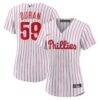 Jhoan Duran Philadelphia Phillies Nike Women's Home Replica Jersey - White - Front View