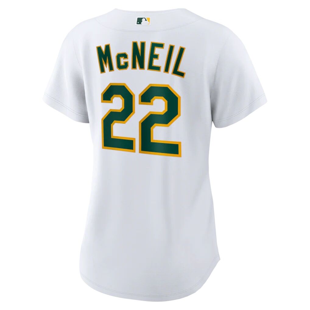 Jeff McNeil Athletics Nike Women's Home Replica Jersey