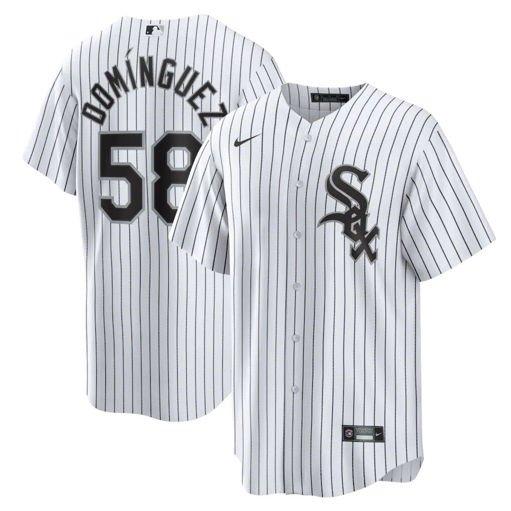 Seranthony Domínguez Chicago White Sox Nike Home Replica Jersey