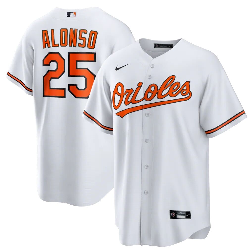 Pete Alonso Baltimore Orioles Nike Home Replica Jersey