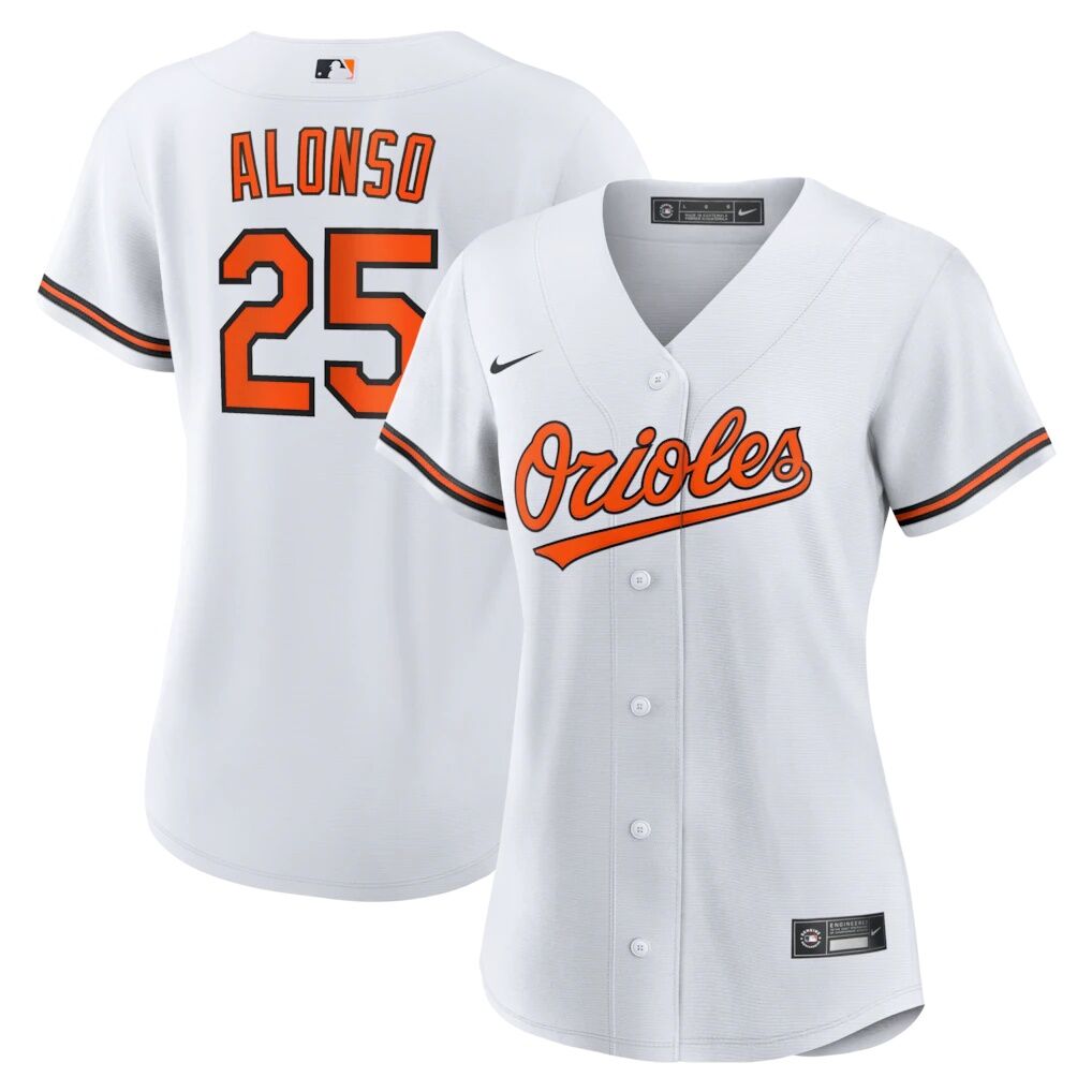 Pete Alonso Baltimore Orioles Nike Women's Home Replica Jersey